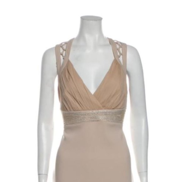 BADGLEY MISCHKA V-Neck Knee-Length Dress - Picture 1 of 6